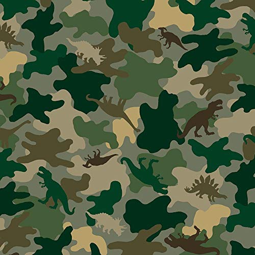 Dinosaur Fabric, by The Yard, Dino Camo, Camouflage Fabric, Timeless Treasures, C8359, Quilting Cotton, BTY