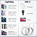 USB C to Lightning Cable [Apple MFi Certified] iPhone Charger Fast Charging Cable 2Pack 6FT Type C Power Delivery Charging Cord Compatible with iPhone 14/13/12/11/Xs/X/XR/SE/iPad