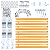 Merautop SJ 191025 JT - Kit estabilizador de gato de brazo fuerte, compatibilidad universal con kit de rueda de 5ª rueda RV y remolques de viaje, instalación atornillada