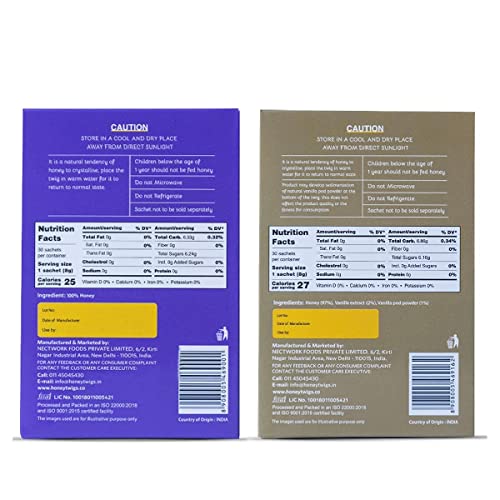 Honey Twigs - Pack de 60 bastones de miel pura miniatura 2