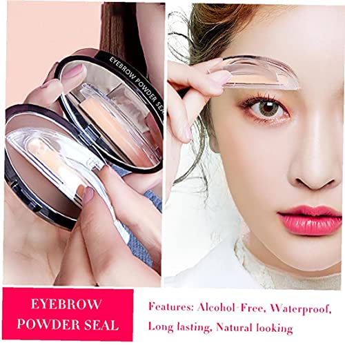 Waterdichte Wenkbrauw Poeder Stamper Professionele Wenkbrauw Poeder Seal Kit Eyebrow Tinting Coloring Set Delicate Shar… - Image 7