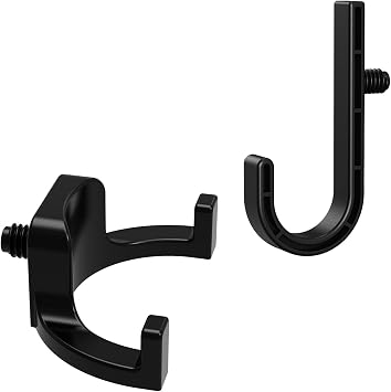 lluxuraduy Storage Hooks Compatible with Suncast Artisan Storage Accessories, J-Hanger and U Hanger Organizer Accessories, Compatible with Suncast Storage Shelves 2 Pack