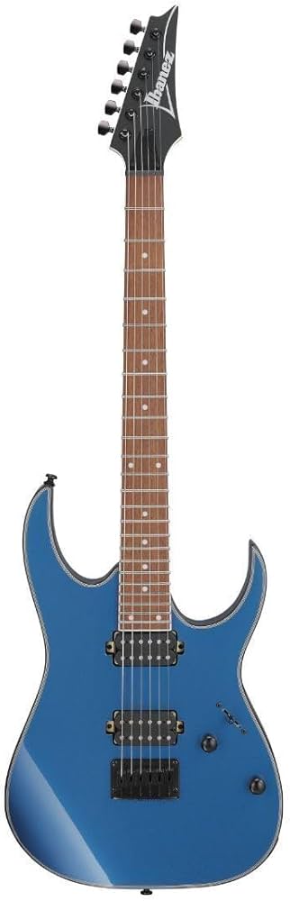 Amazon.com: Ibanez RG421EX Electric Guitar - Blue Metallic