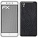Produktbild atFolix Skin kompatibel mit ZTE Blade A452, Designfolie Sticker (FX-Wave-Black), Fühlbare Wellen-Struktur