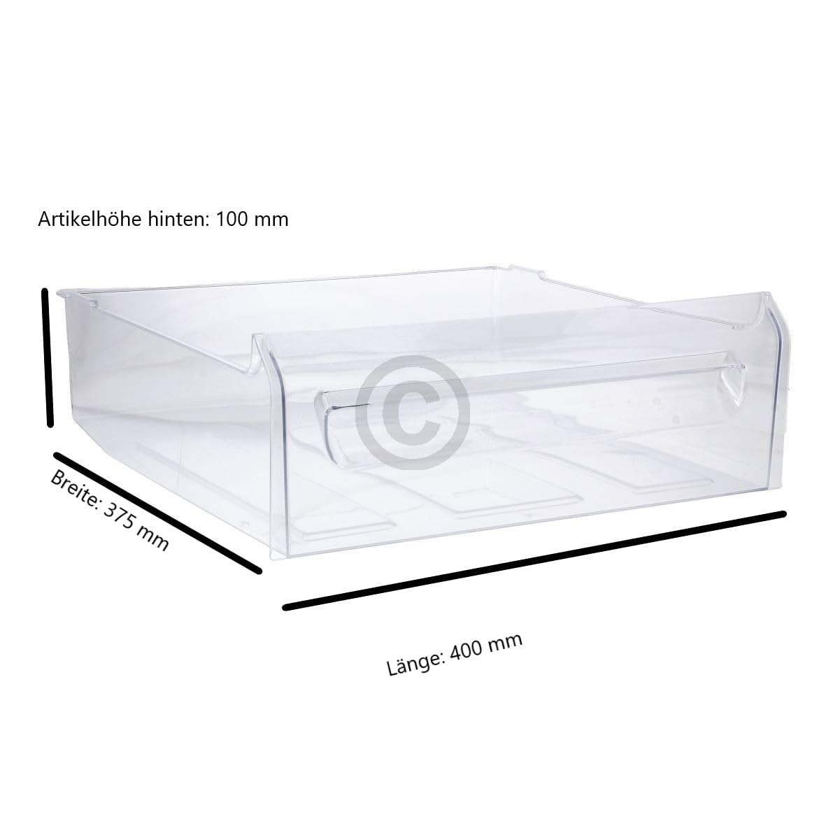 Gefrierschublade für Gefrierschrank kompatibel mit Hisense HK1101023 obere Gefrierschublade