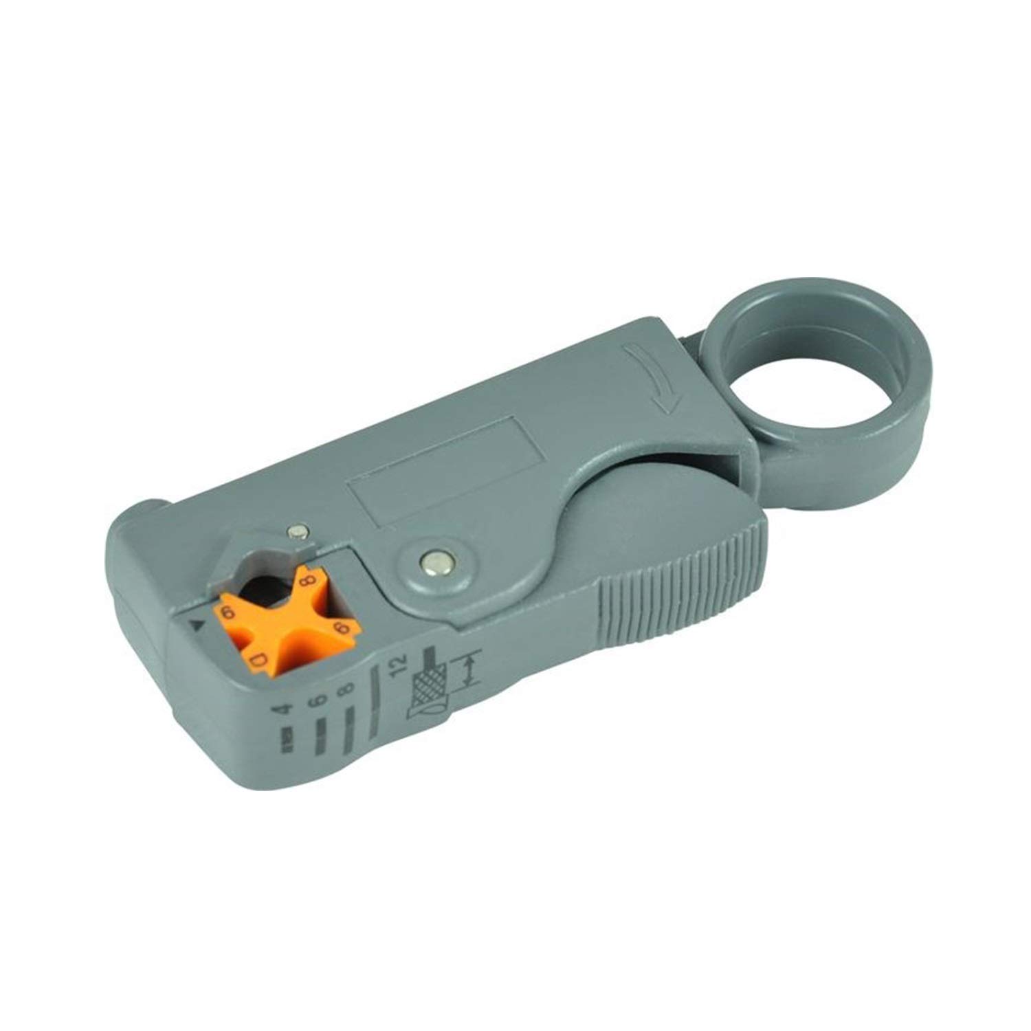 Gray Wire stripper Coaxial RG Audio Cable Stripper Cutter RG6 RG58 cable stripping tool