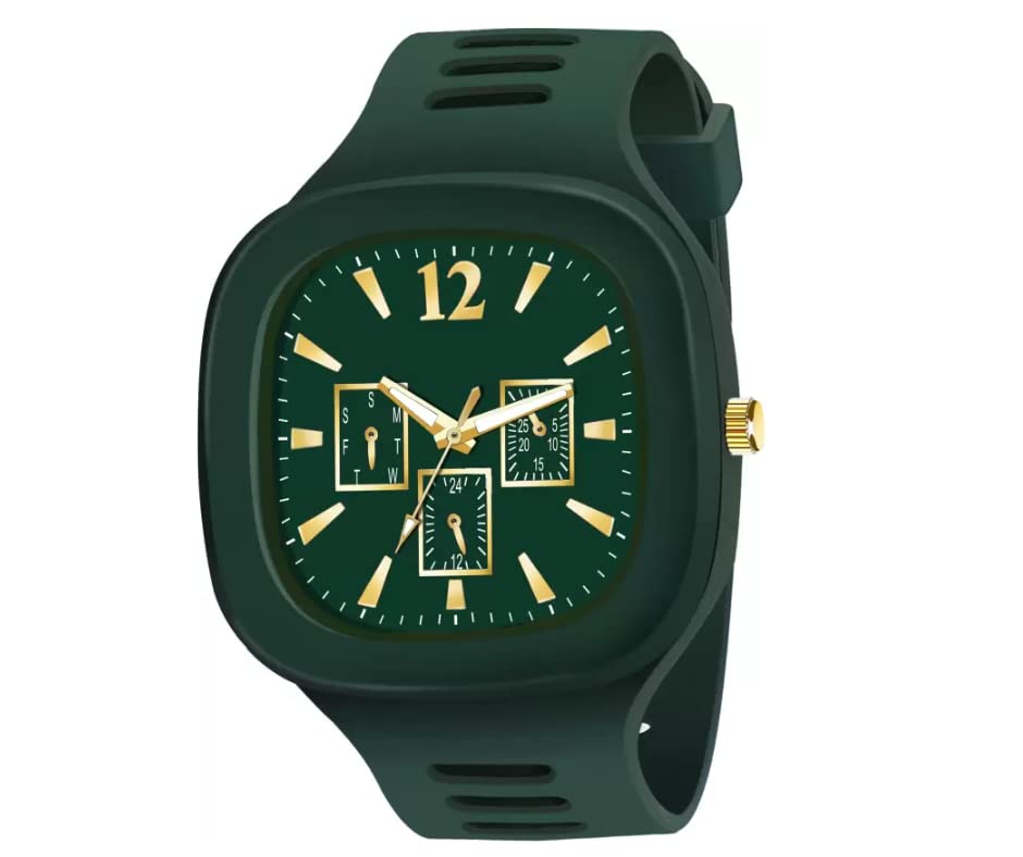 Aquite Stylish & Fancy Design Wrist Watch for Men/Women/Girl/Boy/Ladies Analog Watches (Green) (B0BM7VRGPY) Amazon Price History, Amazon Price Tracker