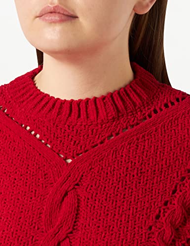 Find Cable Chenille, Felpa Donna, Rosso (Red)