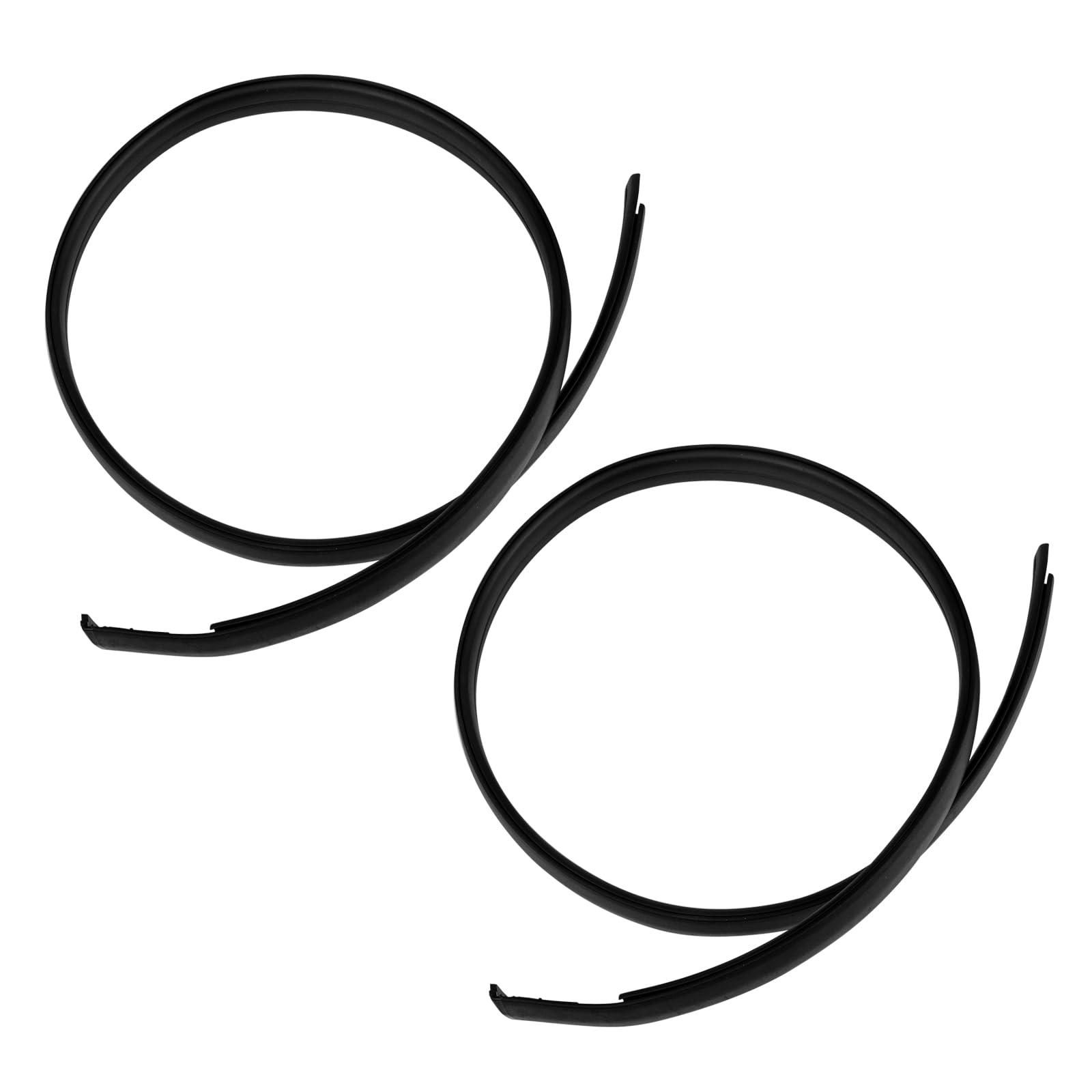 Donpida Left and Right Roof Drip Molding Weatherstrip Compatible with Toyota Tundra Crewmax 4 Doors 2007-2021 (Not Fit Double Cab) Replaces 75552-0C060 75551-0C060