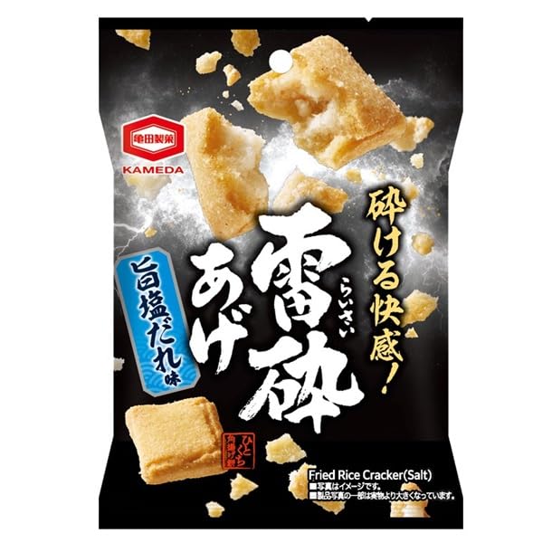 【49%OFF】【1,840円】 亀田製菓 雷砕あげ 旨塩だれ味 48g×12袋