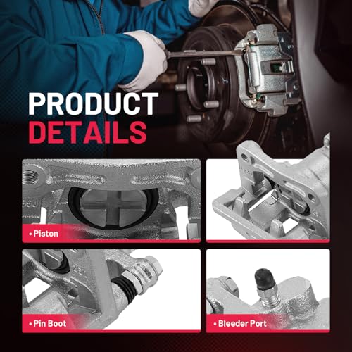 Image of BDFHYK 2pcs Rear Disc Brake Caliper Assembly with Bracket Compatible with Acura TSX 2009-2014 2.4L l4 /3.5L V6,Compatible with Honda Accord 2008-2012 2.4L l4 /3.5L V6