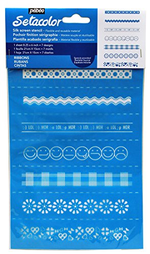 ぺべオ(Pebeo)シルクスクリーン型 ナイロンメッシュ製 A5 リボン