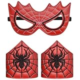 Aczyoxw Spider Mask for Halloween Spider Costume Masks with Wristbands for Party Cosplay Dress Up