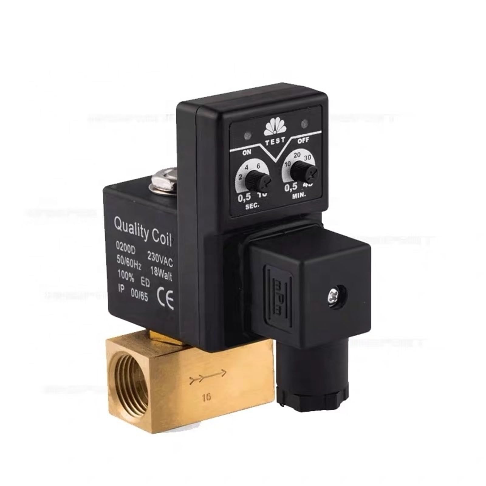 Xncdbvypa Npt-110V Electric Solenoid Drain Valve Ac220v Dc24v Brass Valve Control Time Water Suitable For Liquid, Gas, Oil(,Dn15)