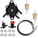 Produktbild OxoxO Fuel Line with 24393 04-S Fuel Pump 25 050 22-S Fuel Filter 494768 Fuel Shut Off Valve Compatible with Kohler Engines Lawn Mower Parts