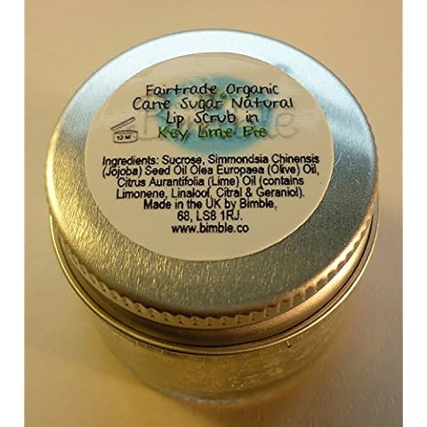 Bimble Organic Raw Cane Sugar Lip Scrub - Key Lime Pie Cover