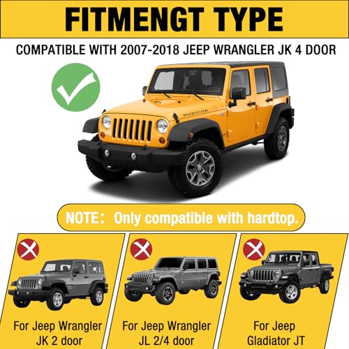 CALLIERT Full-Length Roof Rack for Jeep JK