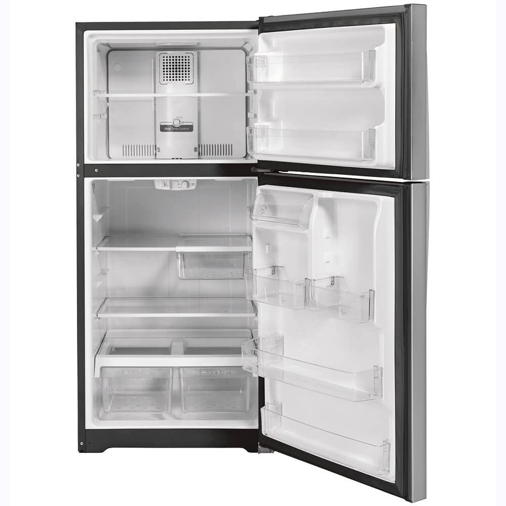 Amazon.com: 19.2 Cu. Ft. Top Freezer Refrigerator in Fingerprint