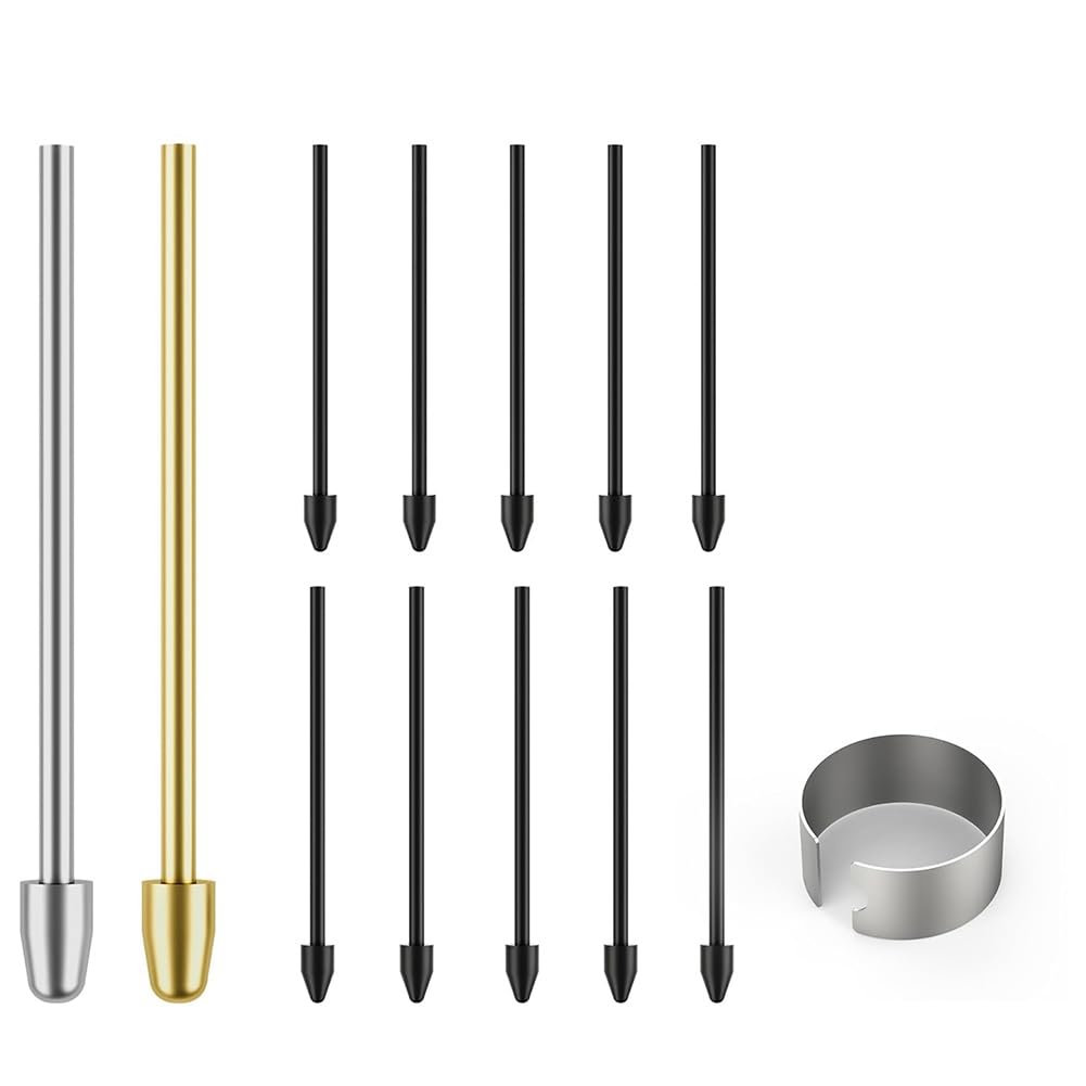 Bamberg for Remarkable 2 Pen Tips,Metal Remarkable Pen Tips,Replacement Tips/Nibs Refill Accessories 12Pcs