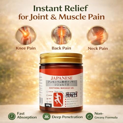 Image of Zibbit Japanese Formula Pain Relief Soothing Gel for Joint & Muscle Pain - Fast Absorption Formula - 100gm