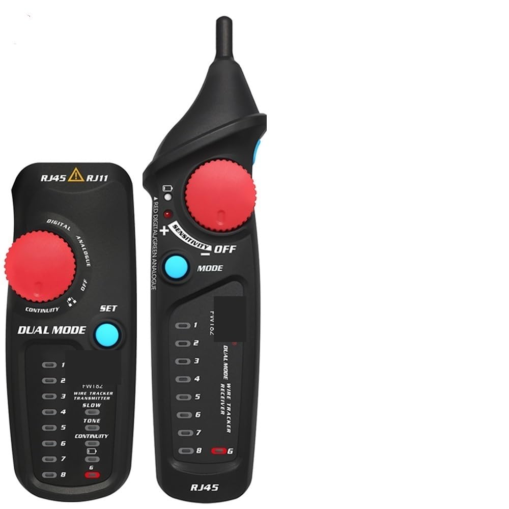 Network Cable Tracker Wire Tester FWT82/81 Professional RJ45 RJ11 Telephone Toner Ethernet LAN Detector Line Finder(FWT81)