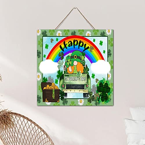 Décoration murale pour fenêtre de Saint-Patrick, citation rustique sur bois - 5