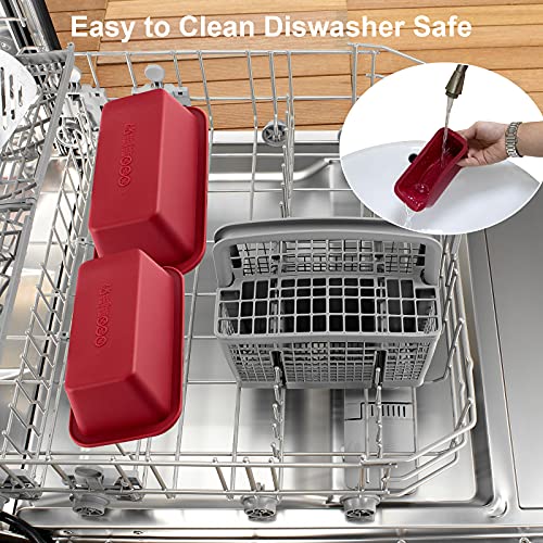 Silicone Mini Loaf Pan Set Of 4, Nonstick Easy Release Rectangle Silicone Mini Cake Pan For Baking Bread, Flexible Bpa Free Silione Baking Mold And Bread Mold, Toast Pan, Brownie Loaf Pan, Cake Mold… #TOP6