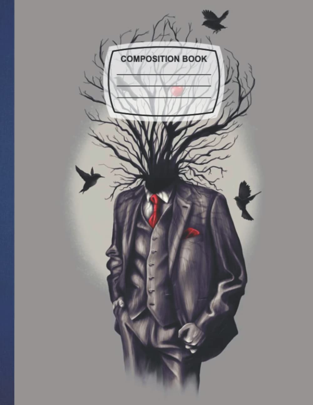 Composition Notebook: Adam's Tree Blank Wide Ruled Ruled Best gift for anime's lovers 8.5 x 11 - 110 pages - Journal, Notebook, Diary for boy, girls