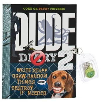 Paperback Dude Diary 2 [With Lock and Key] Book