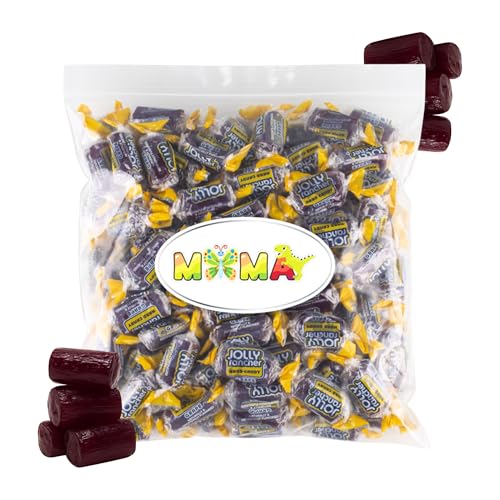Bulk Grape Hard Candy – 1.5lbs – Repackaged by Mima Mima – Made from Jolly Rancher Candy - Gluten Free Hard Treats Individually Wrapped Bag
