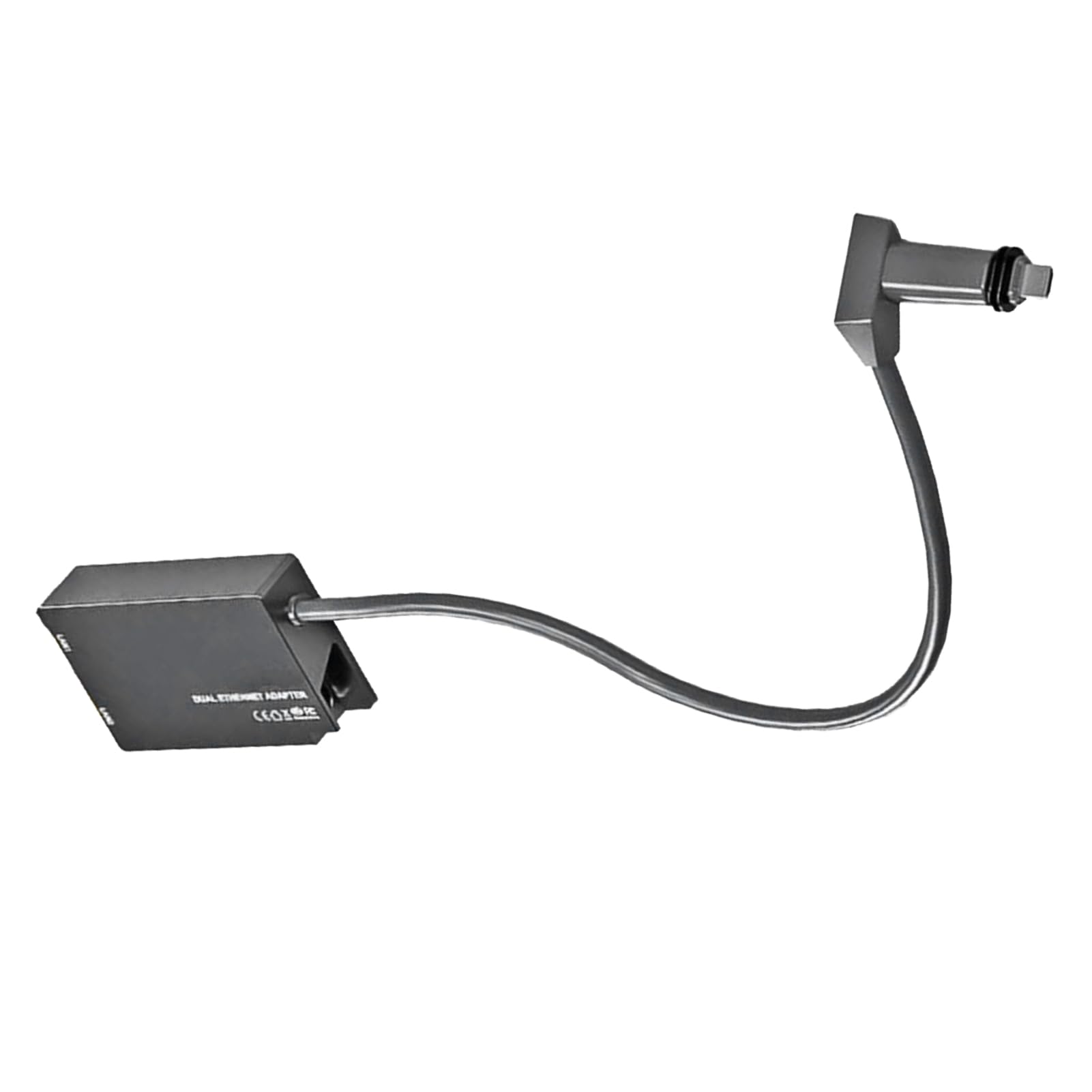 aqxreight Adattatore Gigabit Ethernet a 2 Porte per Connettore Doppio RJ45 di Seconda Generazione Rete Cablata Ad Alta velocità da 1 Gbps per Sistemi Router, TV e Altro Ancora Soluzione di Connessione