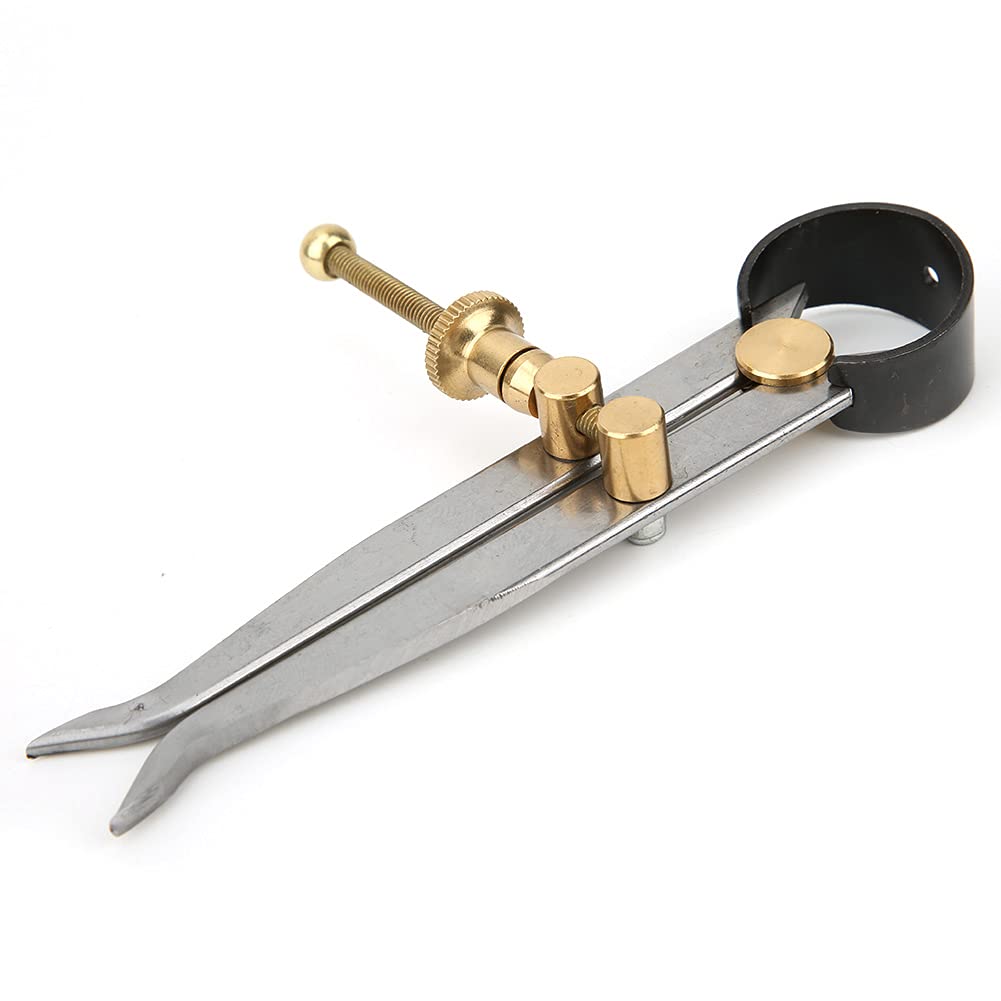 Fine Grinding Spring Divider, Carbon Steel Brass 150mm 200mm, Widely used in Mechanical Scribing and Leather Making, Compact and Practical Design makes it works more stable, Made