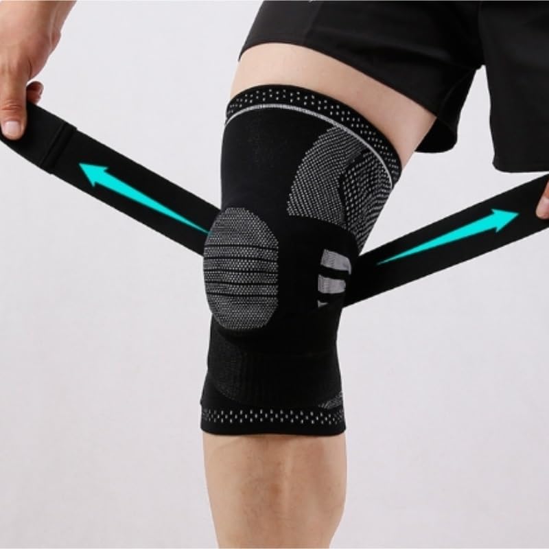 Bandage Support Sports Knee Pads Silicone Shock-absorbing Outdoor