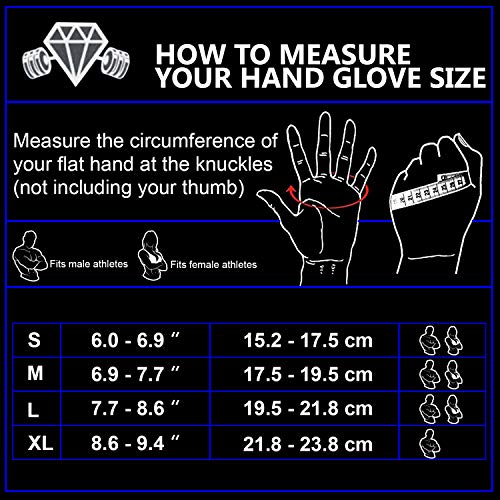 image for Diamond Cut Muscle Weight Lifting Gloves | Workout Fitness Exercise Eq