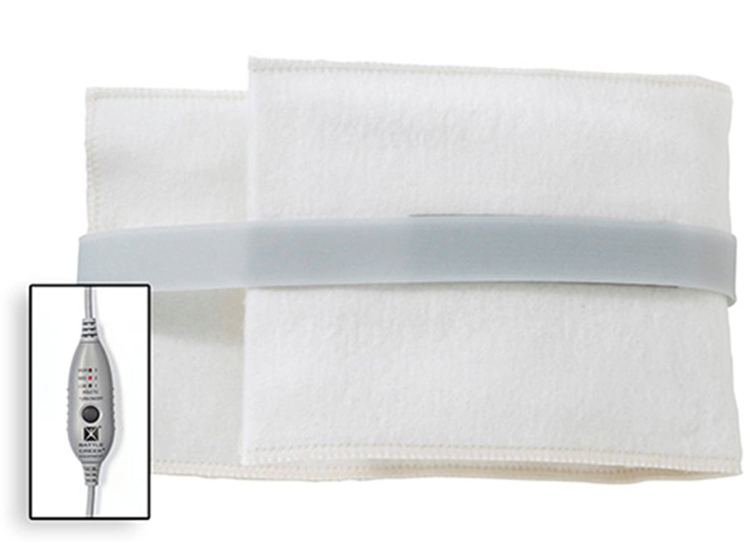 Assembled in - Thermophore Liberty 2 Moist heating pad for arthritis, back, neck, shoulder pain and cramps relief - Electric, 3 Temp Settings with auto shut off & specialty cover, Petite 4"x17" Rolled