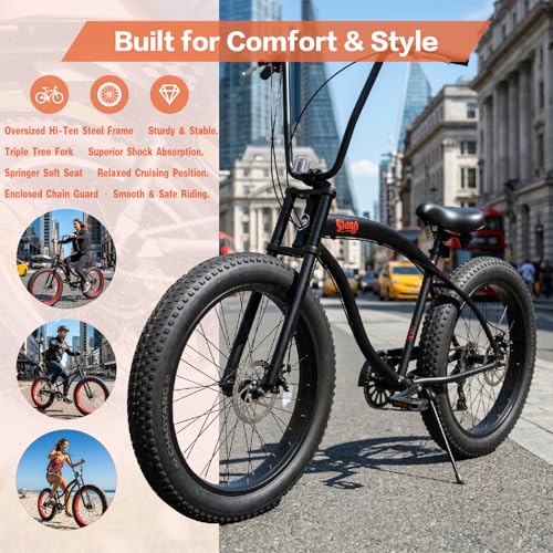 MICARGI SLUGO Fat Tire Stretch Cruiser