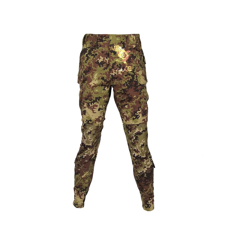 ALGI Pantaloni Mimetico da Combattimento Antistrappo Vegetato (Mod. Soldato Futuro)