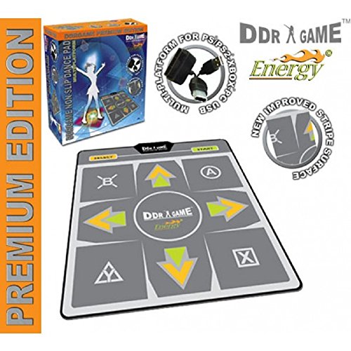Energy Non-Slip Dance Pad for PC/Wii/PS2/PS1/Xbox (Bulk) - DDR Game