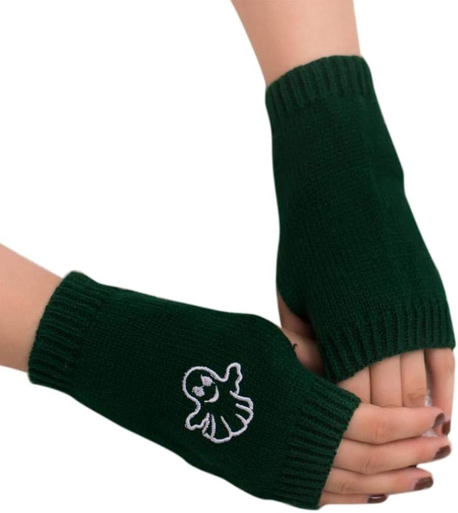 Gants Sans Doigts En Laine Tricotés Main - Chauffe-mains Unis Couleur Latte - Lost Horizons