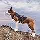 OneTigris Hundegeschirr Mittelgroße Hunde, AIRE MESH Taktisches Anti Zug Geschirr mit 2 Griff Verstellbar Brustgeschirr No Pull Dog Harness Atmungsaktiv Schwarz S