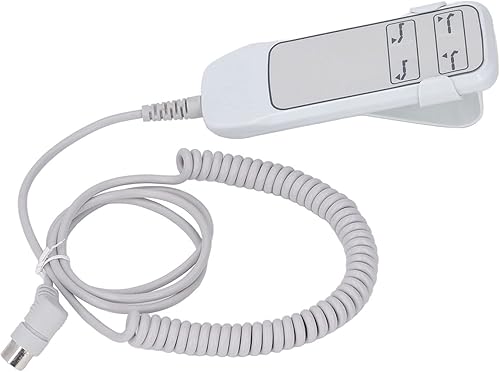 Semme Control de mano reclinable eléctrico, control de 4 botones y 8 pines, práctico controlador reclinable eléctrico para oficina y sillas, y