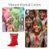 Rangoli and Holi Party Pack - Assorted Colors with Glitter for Sparkling Festival Decor (200g Each)