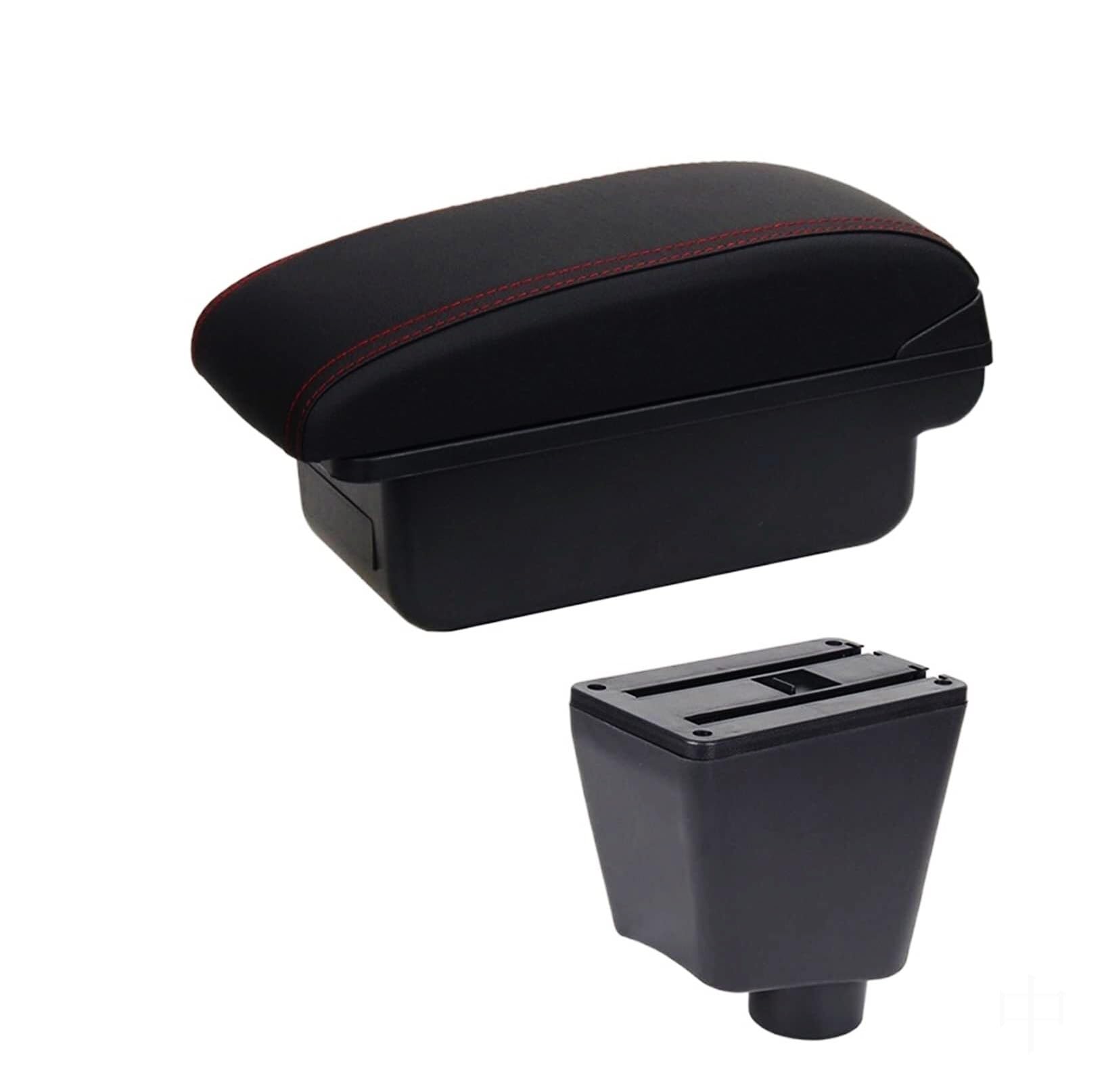 GTDTKGANAK Storage Box For Captur For Clio III IV Armrest For Box with Dual Layer USB Charging Storage(C1 No Usb)