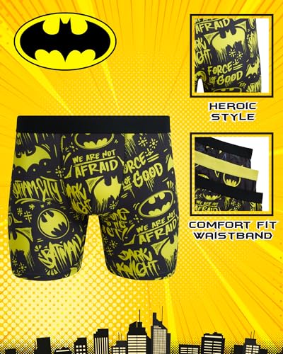 Batman Mens Boxer Briefs - 1/2/3 Pack Joker Mens Underwear Breathable Soft No Fly Boxers for Men (S-XL)2