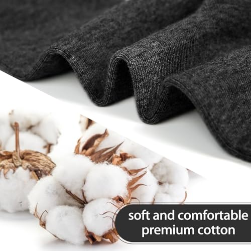 Image of FGZ Mens Crew Socks Breathable Cotton Soft Casual Thin Socks for Work,Sport & Everyday Wear,5 Pairs