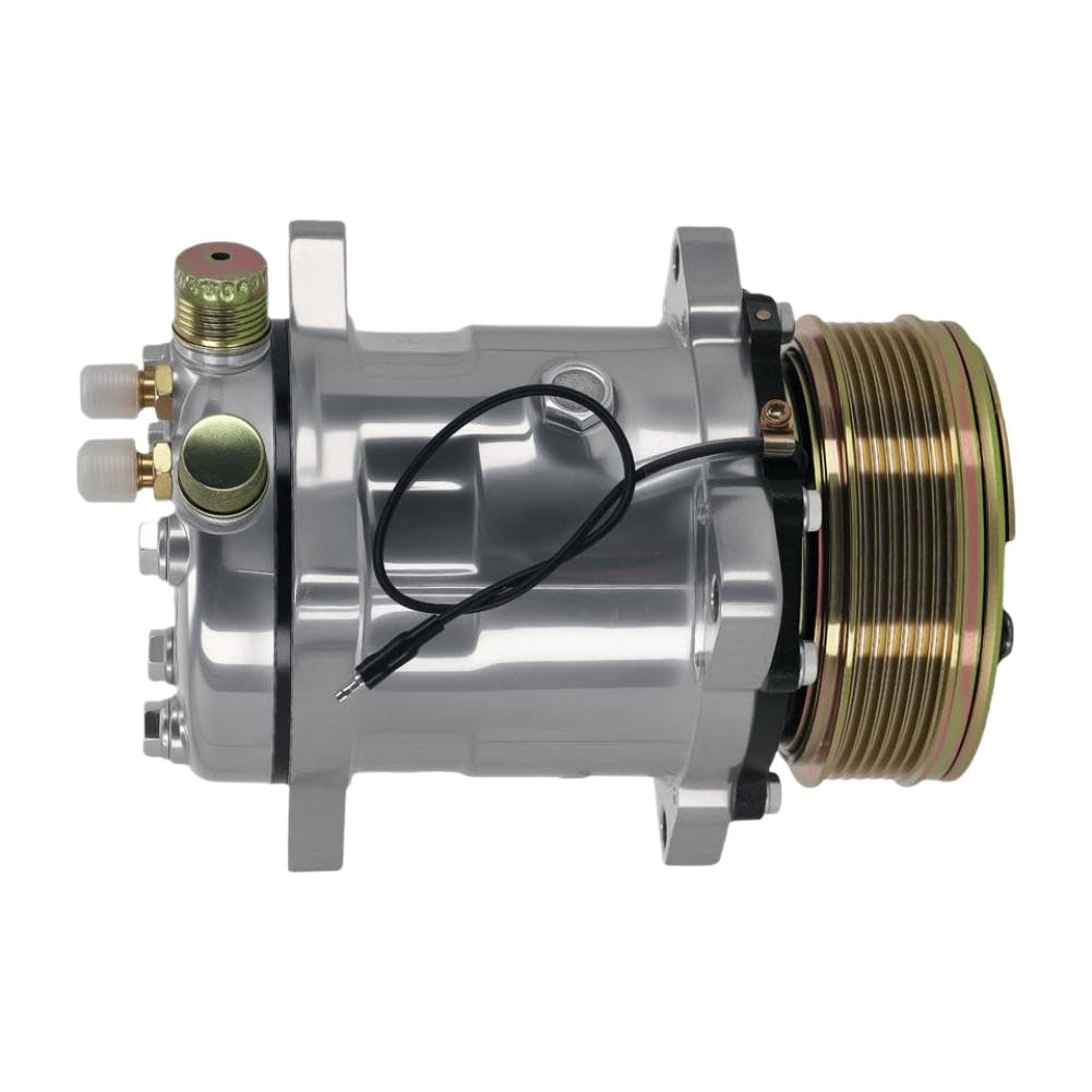 Air Conditioning Compressor with Clutch for Sanden 508 5H14 6-Groove Belt R134a 12V 10363671