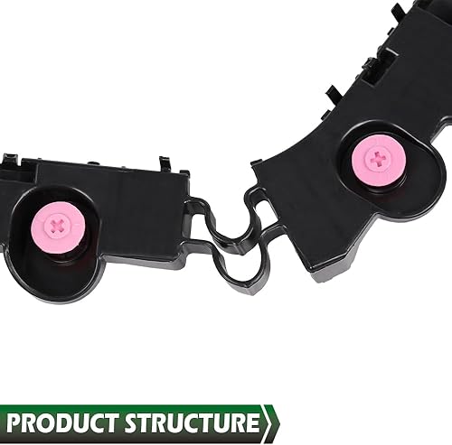 Miniatura 4 de GRAND ORANGE Juego de soportes de parachoques trasero izquierdo y derecho compatible con Nissan Altima 2019-2023 (submodelo Platinum, S, SL, SR, SV)