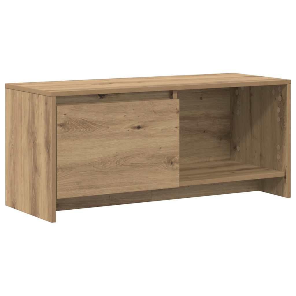Zestaw szafek pod telewizor Artisan dąb 90 x 35 x 40 cm, materiał drewnopochodny, montaż ścienny, z 2 drzwiami, regał, nowoczesny design, uniwersalny, do salonu, trwały