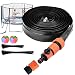 Hangrui Irrigatore a Trampolino, 15M/49.2 Ft Trampolino di Irrigazione Spruzzatore per Trampolino Irrigazione da Giardino, Accessori per Trampolino per Bambini per Parchi Giochi Acquatici all'Aperto