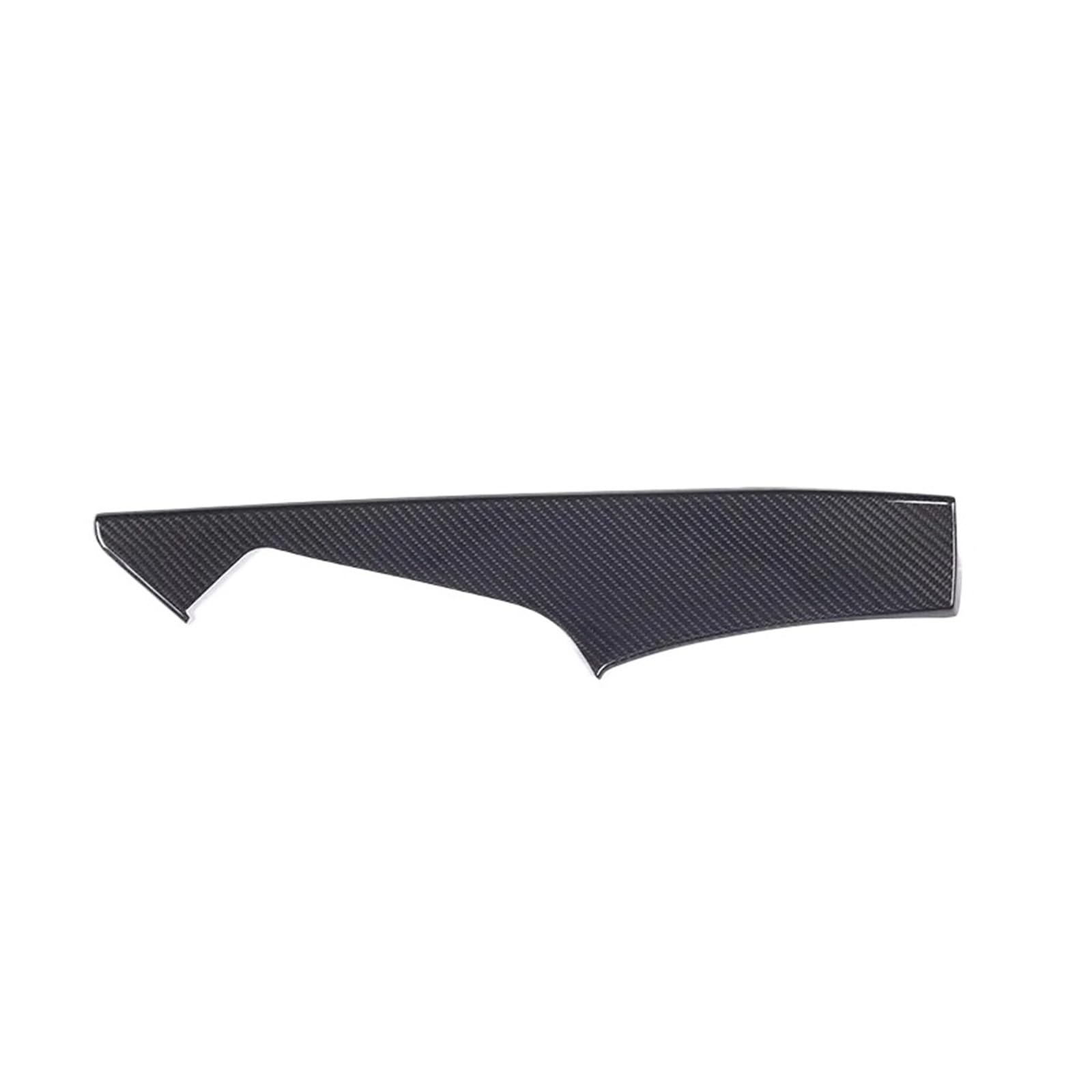 for Chevrolet for Corvette C7 2014-2019 ABS Carbon Fiber Car Main Driver's Inner Door Panel Cover Sticker Trim Center Console Trim(A.Real Carbon Fiber)